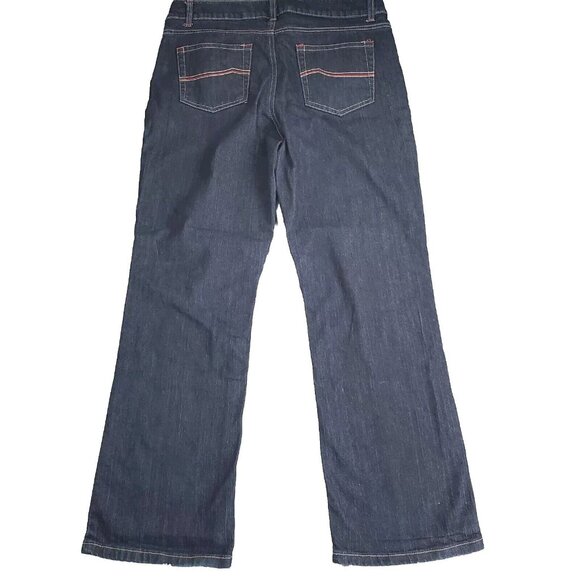 Riders By Lee Jeans Premium Womens 14 P Petite Dark Wash High Rise - Picture 4 of 9